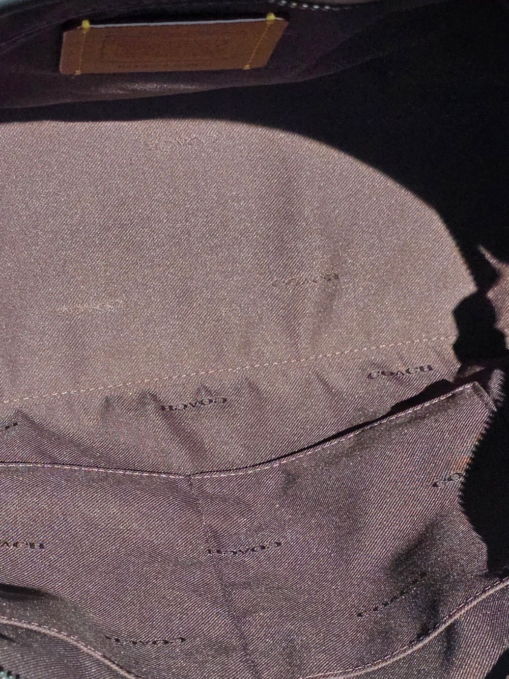 Coach Horse & Carriage Canvas City Tote | Charcoal Gray | Dust Bag Included - Picture 9 of 15